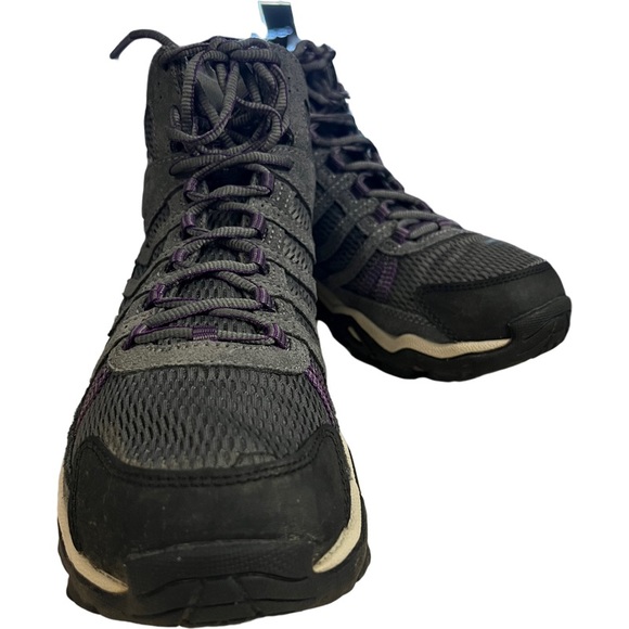 Columbia Womens Helvatia Mid Omni Grip BL3912-046 Gray trail Boots Size US 10 - Picture 5 of 9